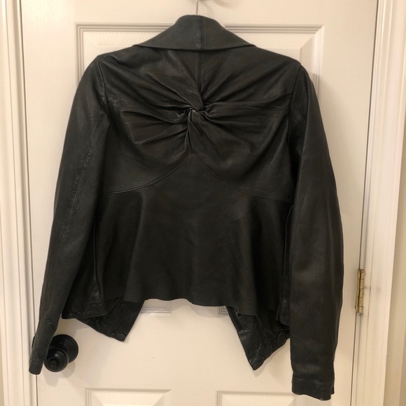 AllSaints Leather Jacket - Picture 2 of 3